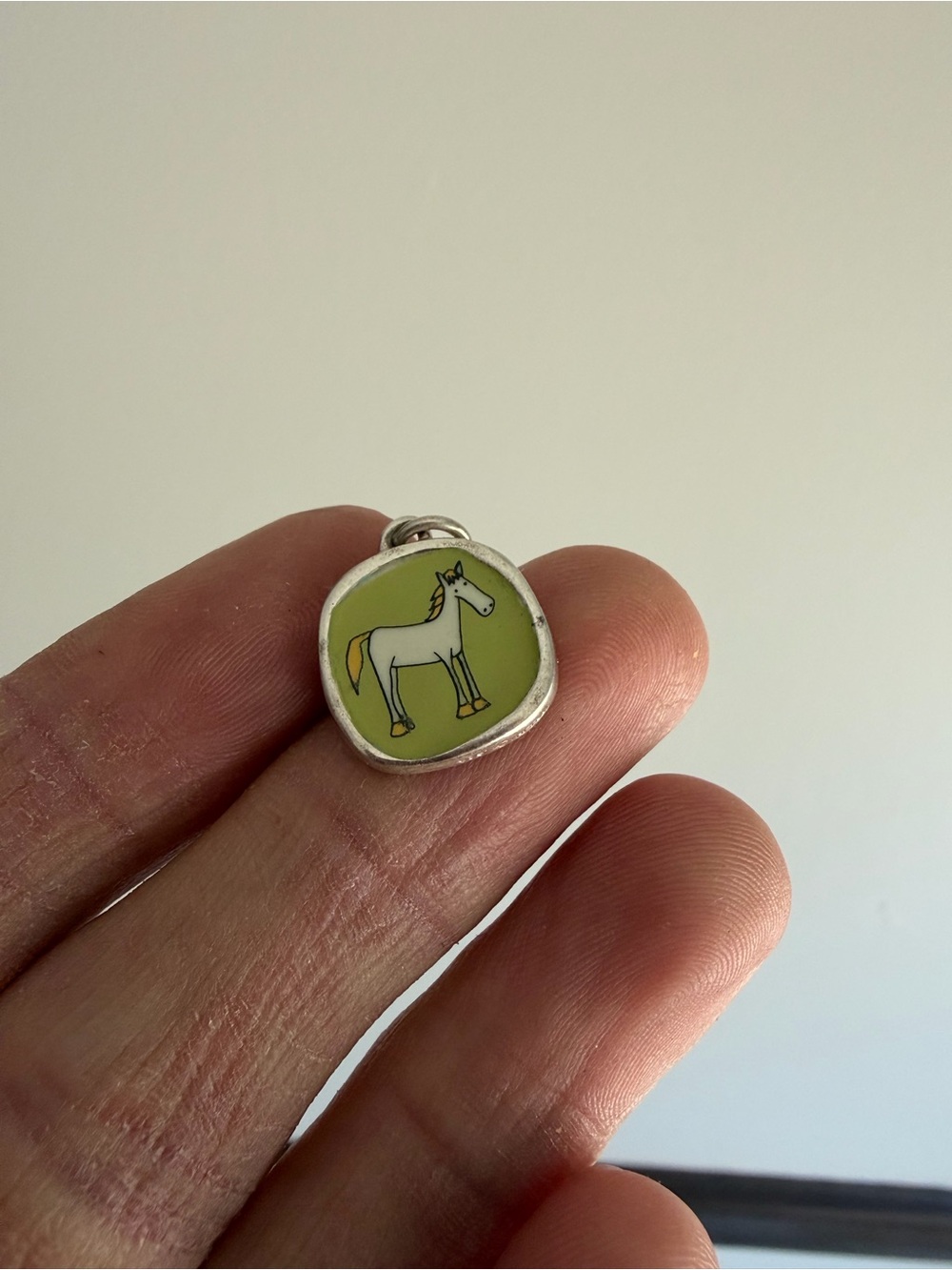 Mark Poulin Sterling Silver Lucky Horse Charm  USED FREE SHIP
